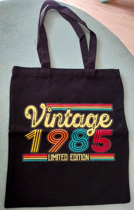 Plátená taška "vintage 1985",