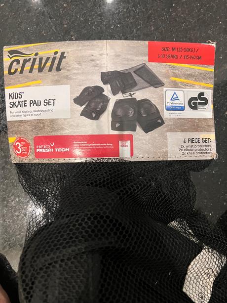 Crivit 6-dielna suprava chráničov vel. m, m