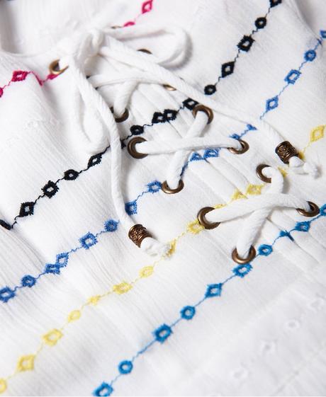 Superdry vyšívané letné šaty, superdry,m