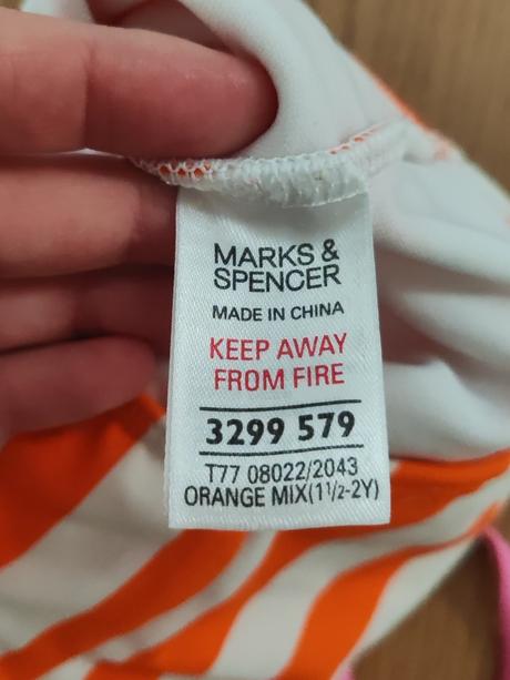 Plavky dievčenské, marks & spencer,92