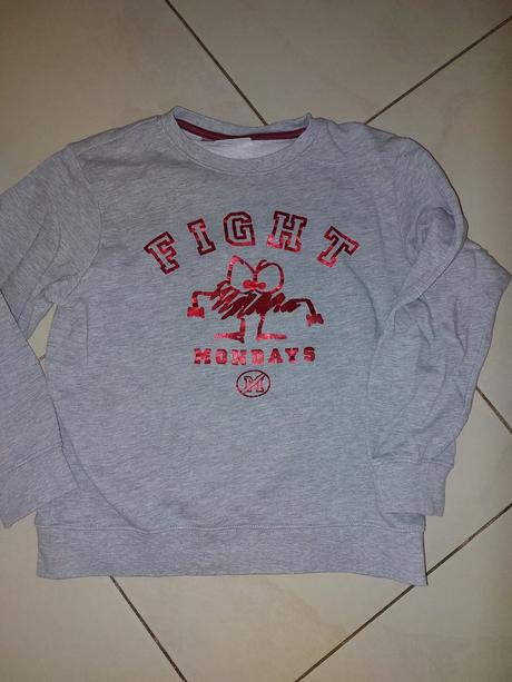 Mikina šedá, bonprix,140