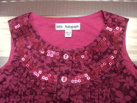 Predám krásne ružové šatky, marks & spencer,92