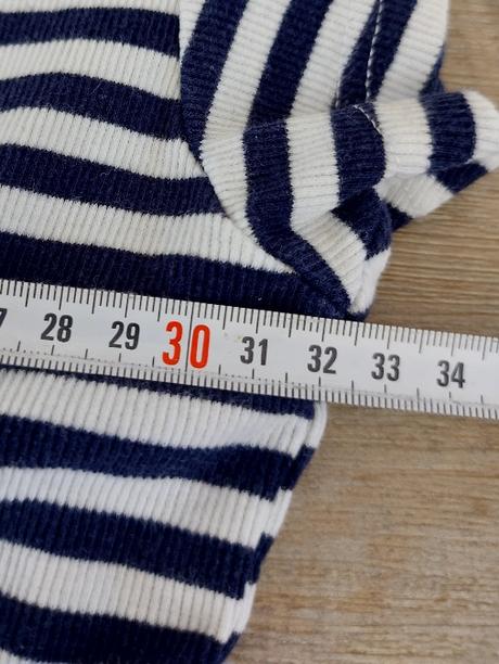 Pásikavé šaty s uzlíkom, dopodopo,128