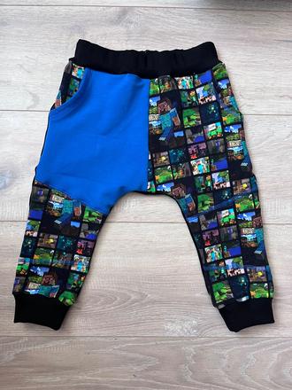 Tepláky minecraft 98/104, 104