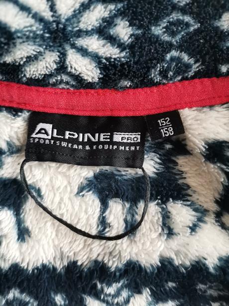 Teplá, mäkká mikina, alpine pro,152
