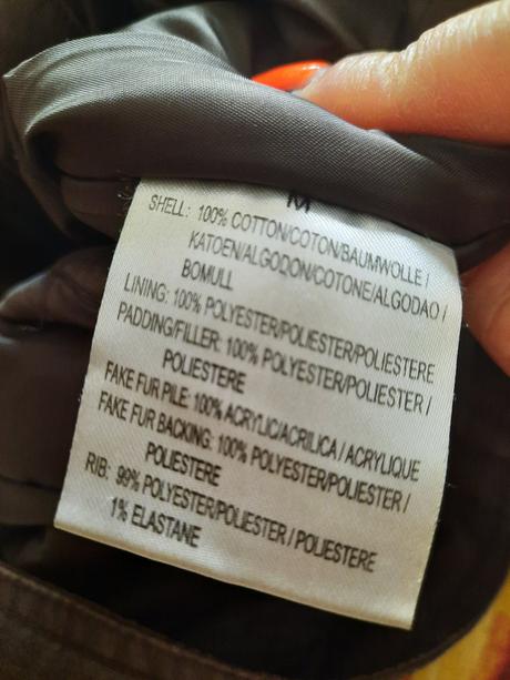 Dámska zimná bunda s kapucňou, m