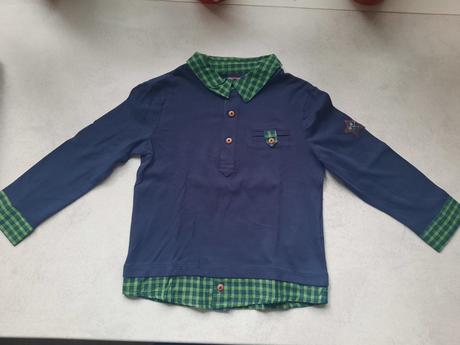 Polo tričká- dlhý rukáv, 104