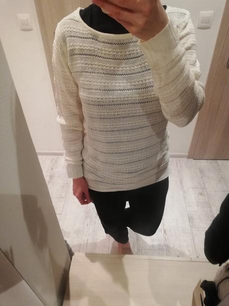 Biely sveter only, only,m