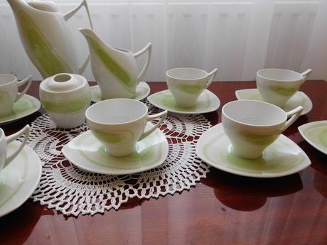 Porcelánová sada kávičková / čajíková-nová,