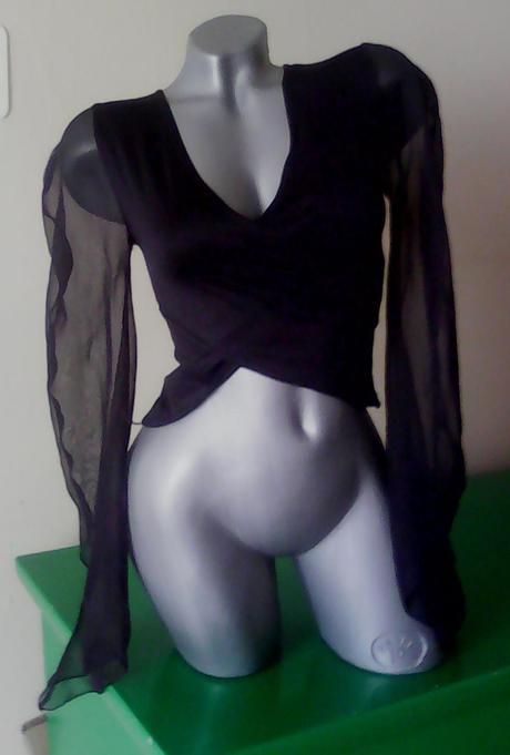 Bluzka - crop top, tally weijl,xs