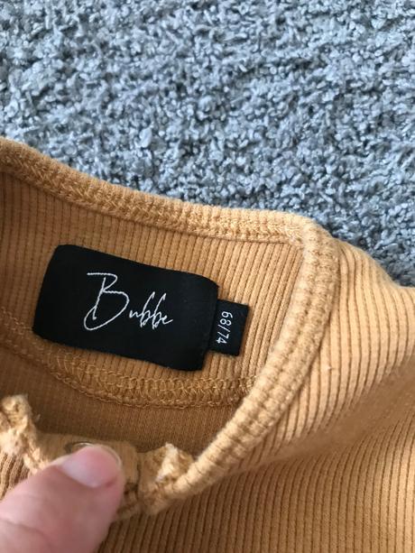 Vrúbkované body bubbe 68/74, bubbe,68