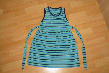 Bavlnené šatičky vzadu na viazanie, 110