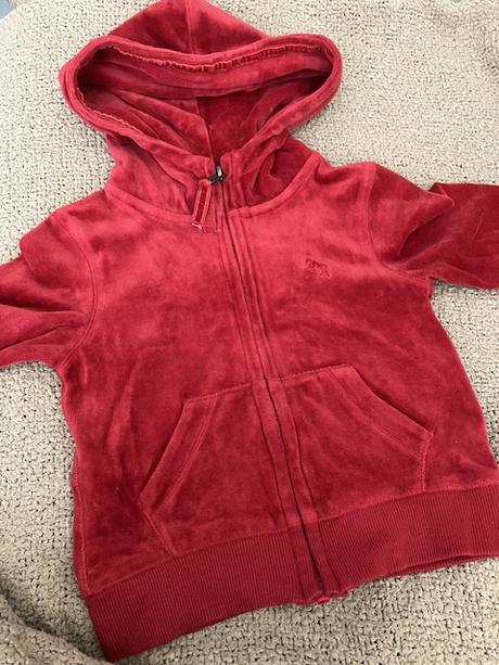 Zamatová mikina, h&m,98