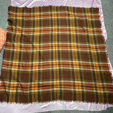 Károvaný oranžovo-hnedý šál, h&m