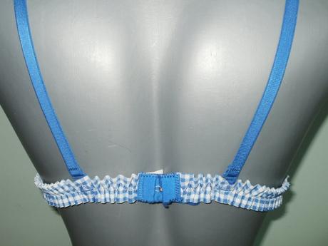 Kockovaná podprsenka-nová s vysačkou, 80b