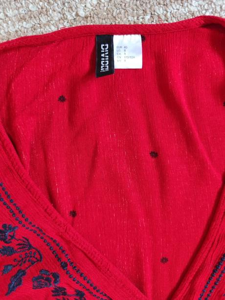 Ľahká halenka, top, h&m,l