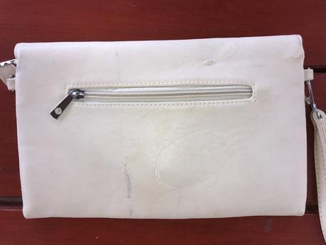 Malá béžová listová kabelka, 