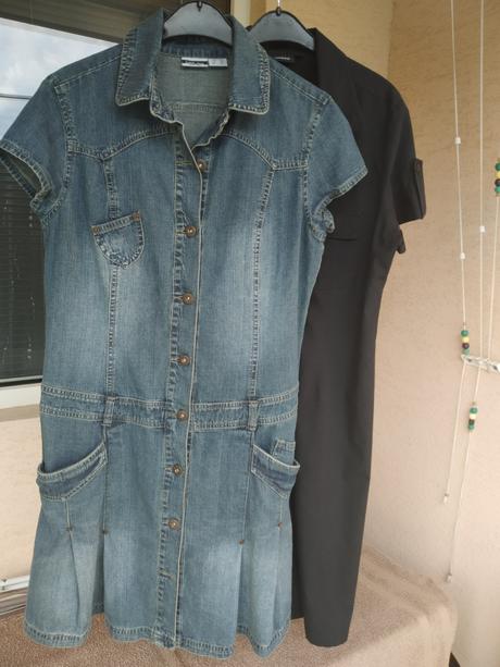 Riflové letné šaty v. 40, 40