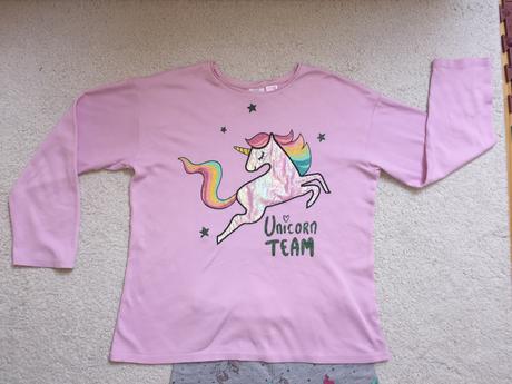 Pyzamko s jednorozcami, zara,146