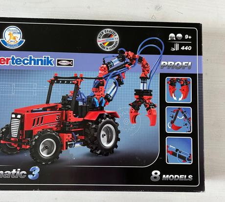 Fischertechnik stavebnica s pneumatickym ovladanim, 