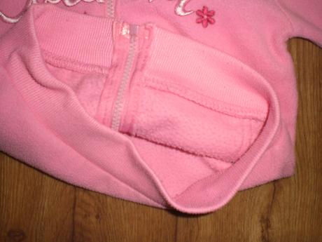 Ružová flísová mikinka 98/104 top stav, 98