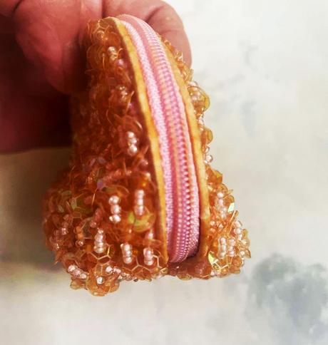 Lurexová mini kabela / peňaženka,