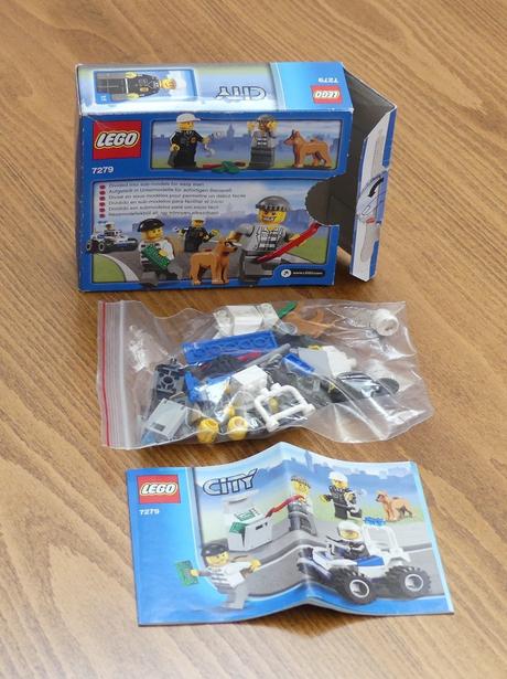 Lego city 7279 súbor policajných minifigúriek, 