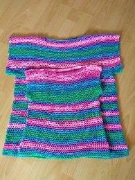 Hačkované tuniky pre mamu a dcéru už aj s poštou, 128