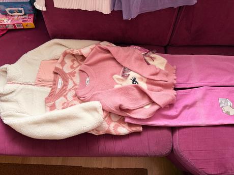 Balik zimného oblečenia veľkosť 128-140, 122–134