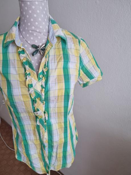 Žlto-zeleno-biela košeľa lerros veľ. 38, 38