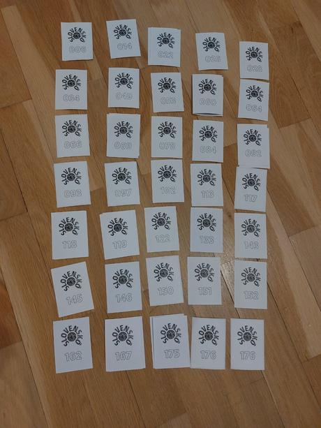 Nálepky slovensko ako maľované, 