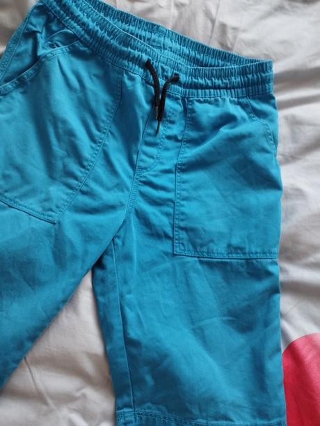 Modré kraťasy h&m 152, h&m,152
