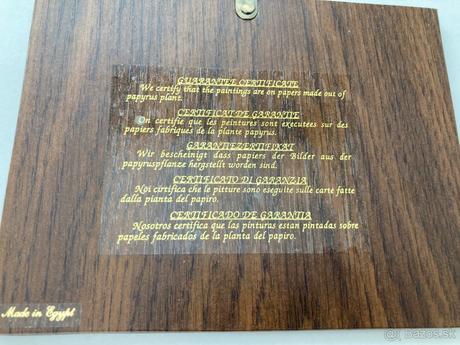 Predám egyptský obrázok na stenu,