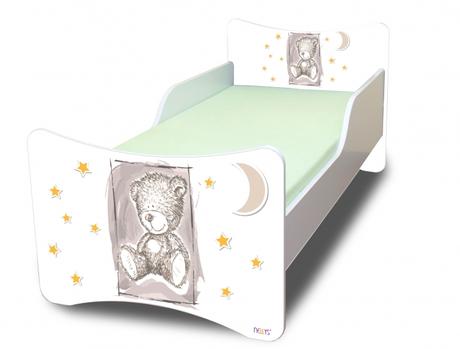 Detská posteľ sweet teddy 200x80, šírka (cm): 80,dĺžka (cm): 200