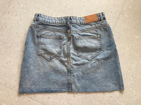 Riflová minisukňa, zara,l