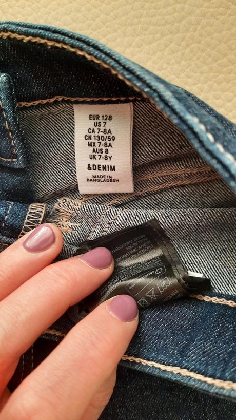 Rifľové kraťasy h&m 128, h&m,128