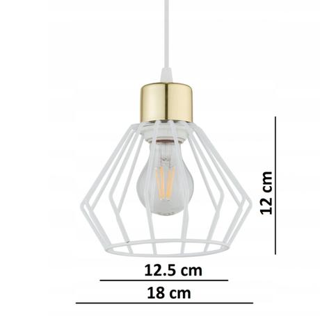 Závesné svietidlo galardylight duo white/gold,