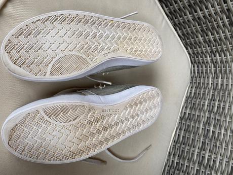 Strieborne tenisky converse, converse,37