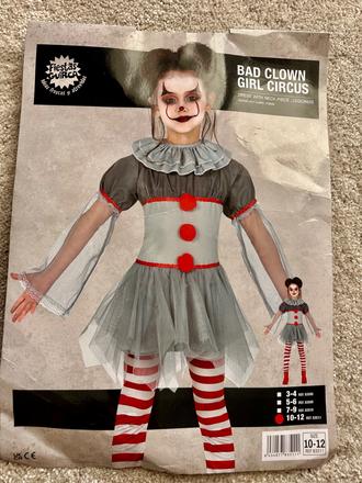 Kostým na halloween zlý klaun, 