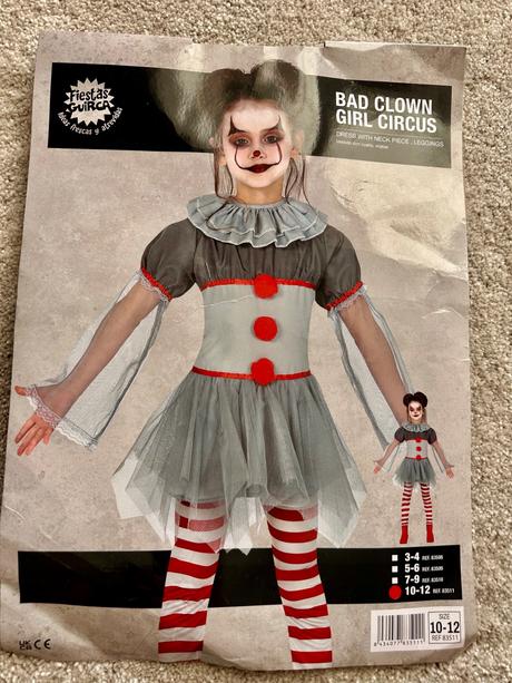 Kostým na halloween zlý klaun, 