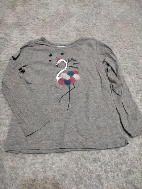 Tričko s plameniakom, 5-6r, ovs,116