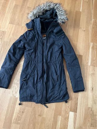 Superdry zimná bunda s kožušinkou, superdry,xs