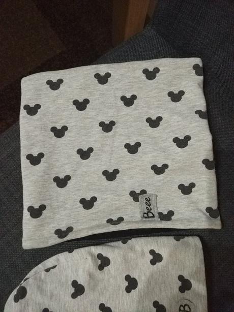 Čiapka a nákrčník mickey bee, bee bo,92