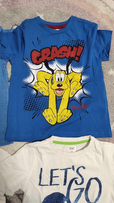 4x tričká v 3/4, f&f,104