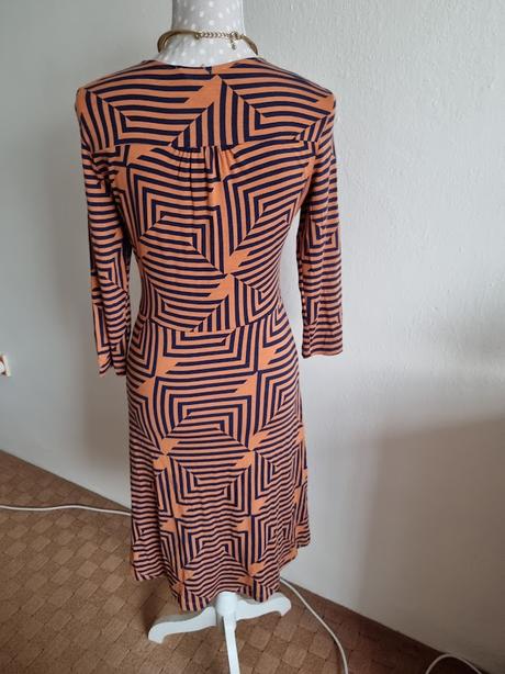 Horčicovo-modré šaty anna field veľ. s, s