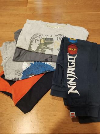 Set tričká, mikiny, sveter, tepláky ninjago lego, 104–116