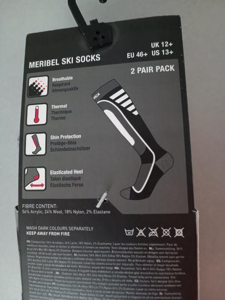2x lyžiarske ponožky v 46+, 46