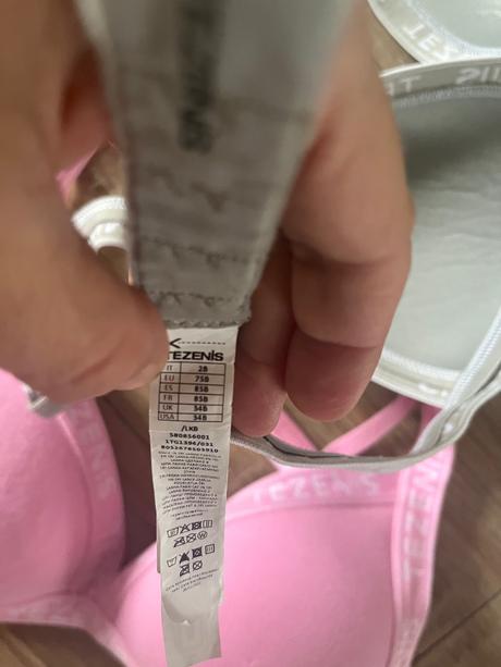 2pack podprsenky - len preprané, tezenis,75b