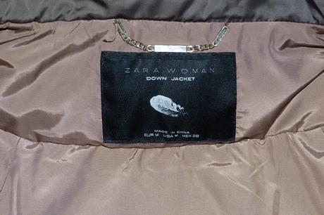 Páperová bunda zara, zara,m