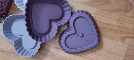 Silikónové formičky v tvare srdca,